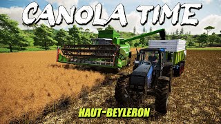 Harvesting the Canola in Farming Simulator 22 | Haut-Beyleron | Episode 20
