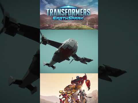 Get to the Hangar! #earthspark #youtubeshorts #transformers #shortsvideo