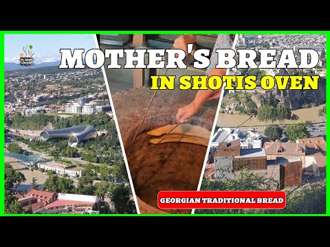 Mother's Bread in Shotis Oven | How to bake Georgian Shotis Bread