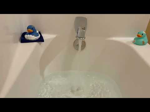 1 Hour Bathtub Filling Loop - Soothing White Noise for Sleep and Relaxation 💕