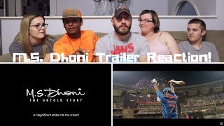 MSDhoni - The Untold Story  Official Trailer REACT