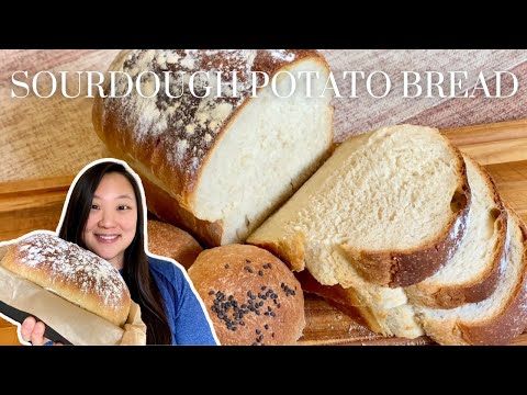 Fast & Easy Soft Sourdough Potato Bread Recipe | Sourdough Discard Recipe With Yeast