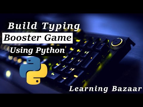 Typing Booster Game Using Python Python Mini Project Fast Typing Game