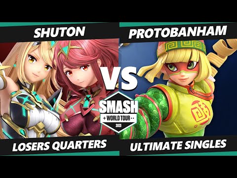 SWT Japan Online Losers Quarters - Protobanham (Min Min) Vs. Shuton (Pyra Mythra) SSBU Ultimate