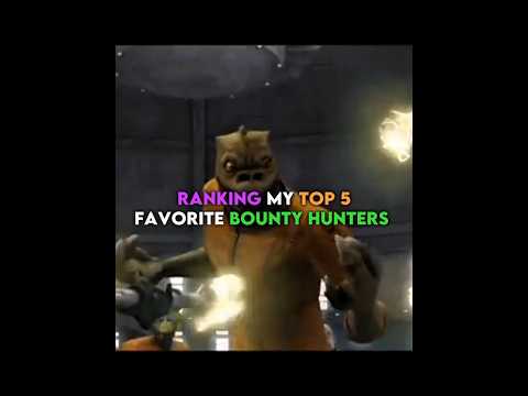 Ranking my top 5 bounty hunters #starwars #edit #starwarsbountyhunter #bobafett