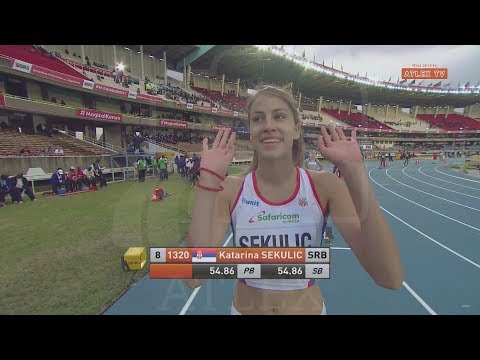 U18 world championship 2017 - 400m, girls - Semifinale, Heat 1