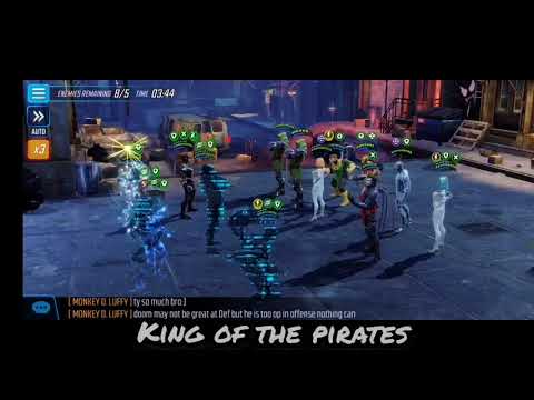 Finishing Dark Dimension 4(DD4) 1st run. Maxing out  DooM- Marvel Strike Force (MSF).