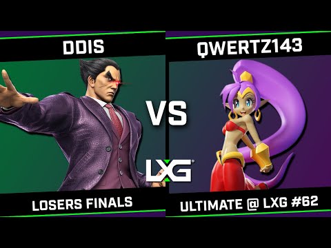DDIS (Kazuya) vs qwertz143 (Mii Gunner) - Smash Ultimate @ LXG 62 - Losers Finals