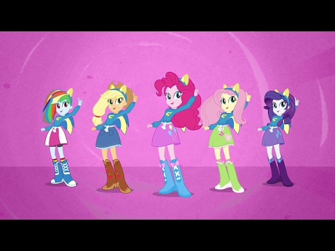 Devojke iz Ekvestrije - Tvajlajt do krune dovesti / Hej, svi drugari (pesma)