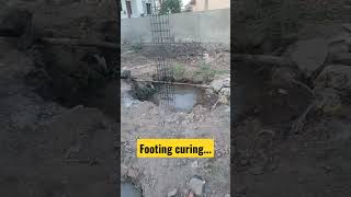 colmn footing curing time...