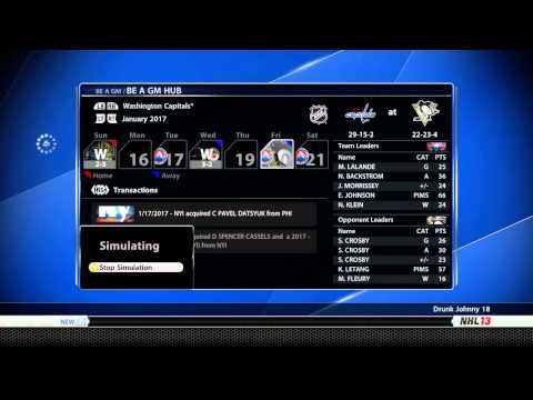 NHL 13: GM Mode Commentary - Washington ep. 43 "GM Genius"
