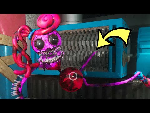 What If You Destroy Nightmare Mommy Long Legs in The Shredder - Poppy Playtime Chapter 2