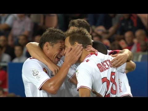 Goal Benoit PEDRETTI (9') - Paris Saint-Germain - AC Ajaccio (1-1) - 2013/2014