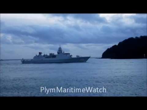HNLMS Evertsen entering Plymouth