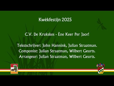 CV De Krukskes is de winnaar van het 66e Kwèkfestijn