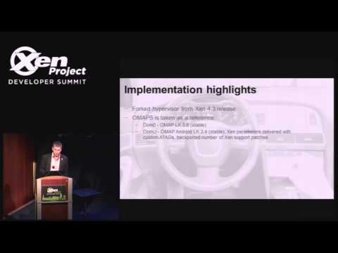 Xen in OSS based In--Vehicle Infotainment Systems, Artem Mygaiev, GlobalLogic