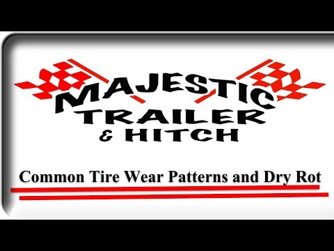 Common Trailer Tire Wear Patterns and Dry Rot