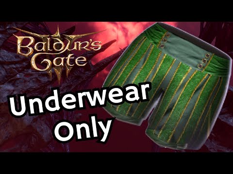 I Beat Honour Mode Solo while ONLY Using Underwear, Because I'm Bored | Baldur's Gate 3
