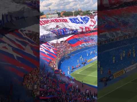 "IMPRESIONANTE RECIBIMIENTO DE CERRO PORTEÑO #Cerro #CerroPorteño #Olimpia #Fluminense #Libertadores" Barra: La Plaza y Comando &bull; Club: Cerro Porteño