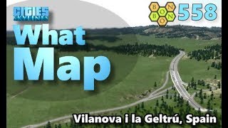 Cities Skylines - What Map - Map Review 558 - Vilanova i la Geltrú, Spain