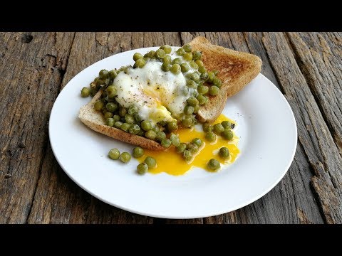 PISELLI con le UOVA ricetta facile e veloce