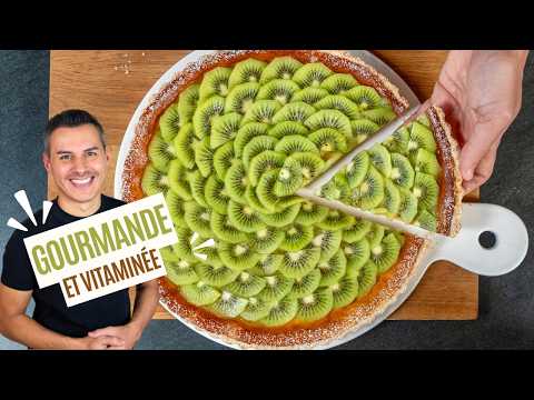 La tarte Kiwi la plus fraîche et la plus jolie que j’ai faite