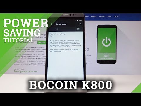 How to Enable Power Saving Mode in BOCOIN K800 - Low Power Solution