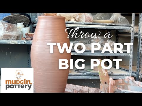 Throwing a 10lb POT in TWO parts