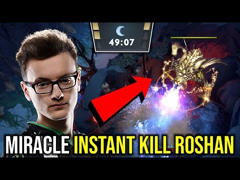 HARD TO BELIEVE..!! Instant Kill Roshan in 1 Sec Arc Warden By Miracle 7.22d | Dota 2