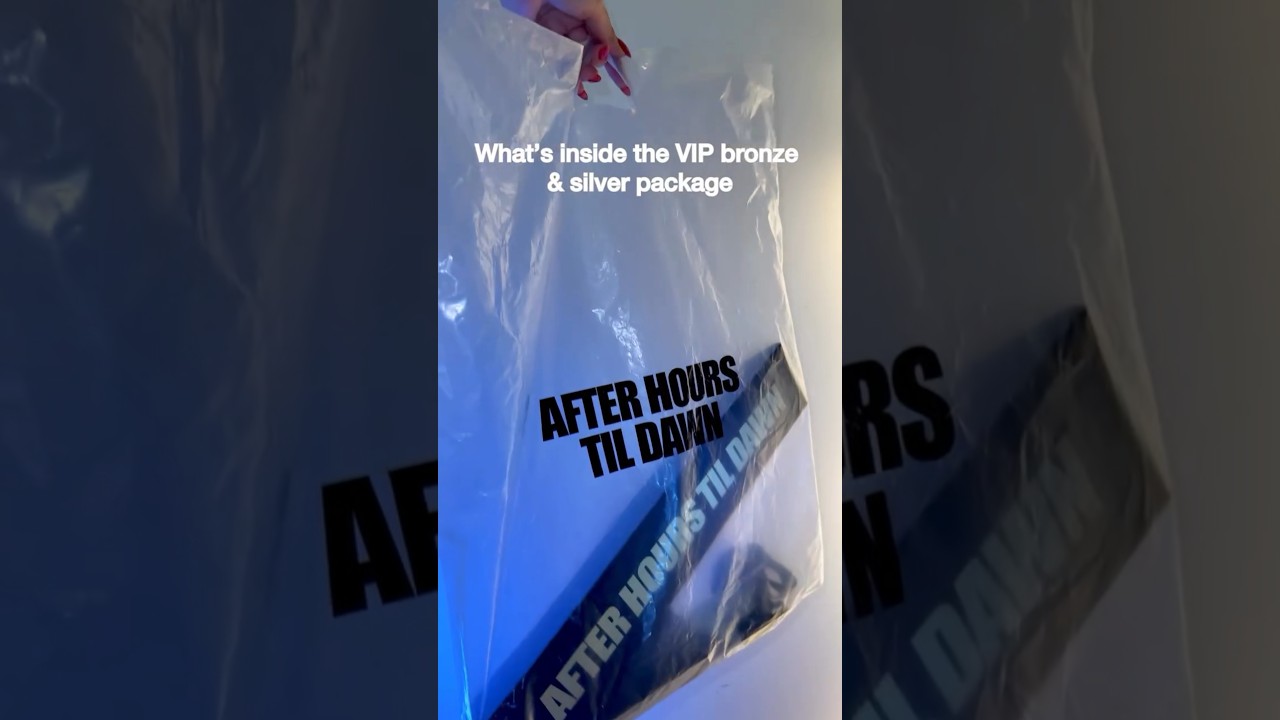VIP Kit at The Weeknd After Hours til Dawn Tour 2025 | Bronze & Silver #theweeknd #xo #vipkit #tour