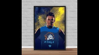 CSK official Thala dhoni phone cover unbox -