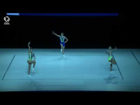 Romania 2 - 2021 Aerobics junior European bronze medallist, trios