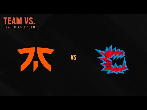 FNATIC vs. Cyclops | APAC League 2021 - Stage 1 - Playoffs Day 3