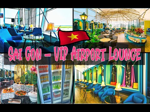 Sala VIP do Aeroporto de Saigon CERVEJA E COMIDA GRATUITAS com passe prioritário