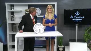 St. Leonhard Wanduhr mit Geheimfach