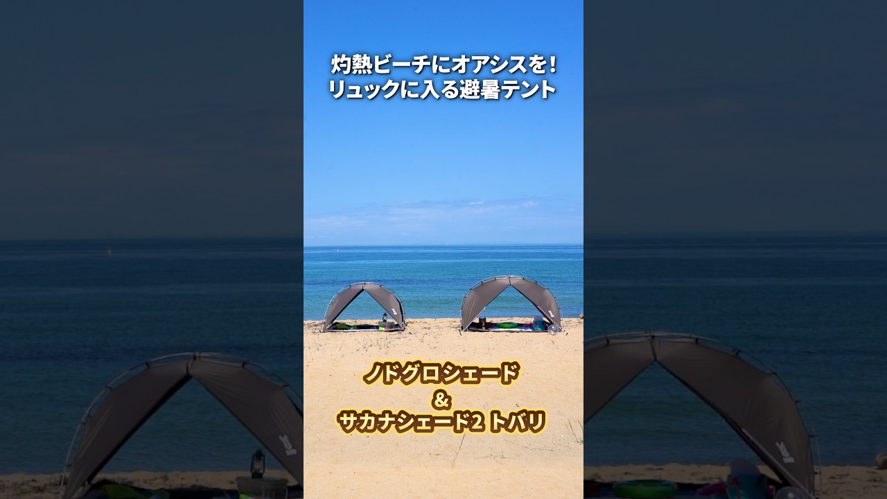＼海遊びにぴったりなサカナ&ノドグロシェード🐟️／