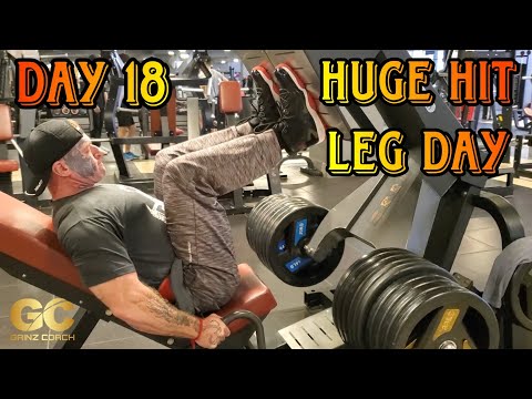 Low Volume High Intensity Training - Day #18 - HUGE Leg Day