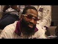ADRIEN BRONER'S FULL GRAND ARRIVAL MEDIA SCRUM - PACQUIAO VS BRONER