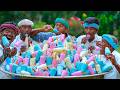 KULFI ICE Colorful Ice Cream Making In Village Homemade Milk Kulfi Summer Dessert Recipe