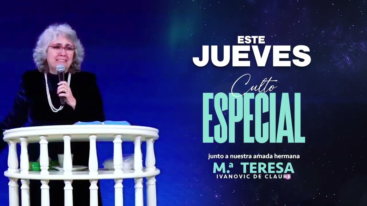 CULTO ESPECIAL JUEVES, 22 DE OCTUBRE 2026