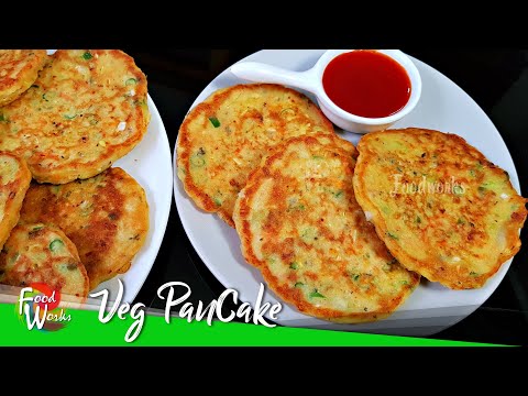 Vegetable Pancake | Easy and Quick Instant Breakfast Recipe | Healthy Breakfast Recipe | Foodworks