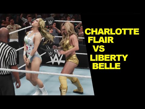 WWE 2K19 Liberty Belle vs Charlotte Flair - Iron Woman