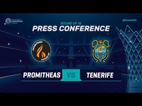 Promitheas Patras v Iberostar Tenerife - Press Conf. - Basketball Champions League 2018-19