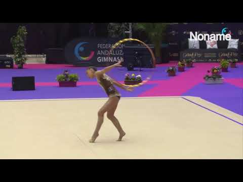 Margot Tran FRA Hoop Qualification (22.050) 2025 Grand Prix Marbella Spain #rhythmicgymnastics
