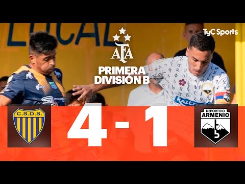 Dock Sud 4-1 Deportivo Armenio | Primera División B | Fecha 1 (Apertura)