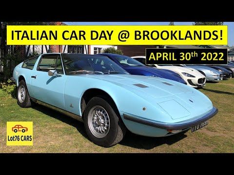 Italian Car Day Brooklands 2022 - from Fiats to Ferraris!