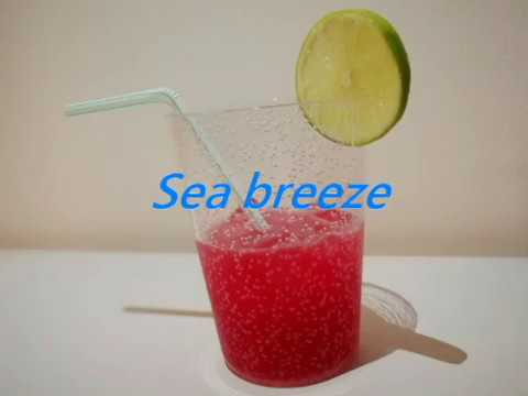 Cocktail ( Sea breeze + vodka lime)