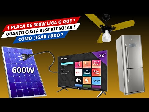 What can you connect to a 600w SOLAR PANEL | Solar Energy Kit
