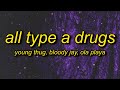 All Type A Drugs (but only the good part looped + sped up) Lyrics | hi i'm bloody jay i'm an addict