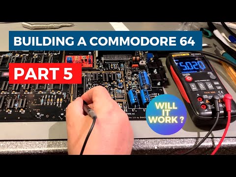 Building a Commodore 64 computer - Part 5 - will it work ?